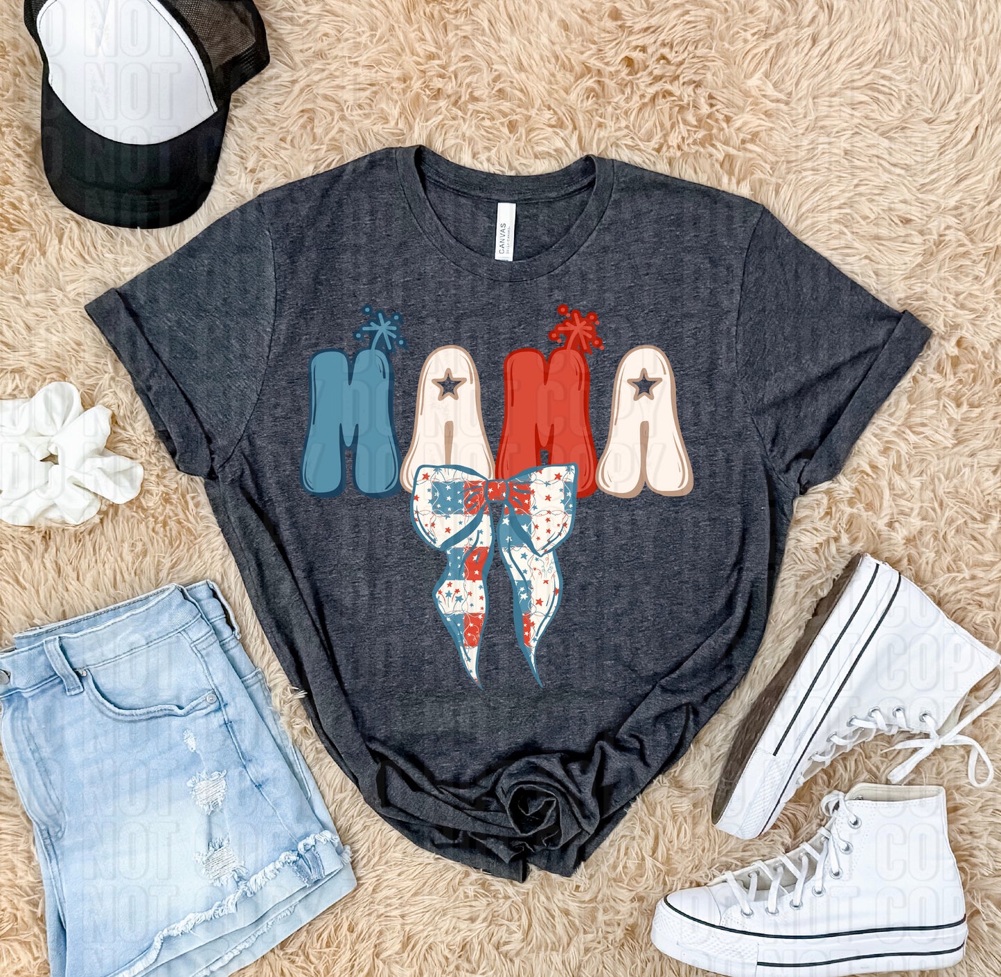 Mama American Coquette DTF Transfer