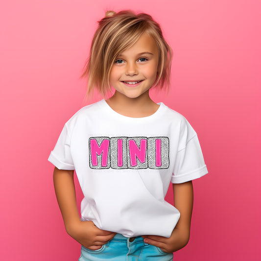 Mini Pink Springy Dots DTF Transfer