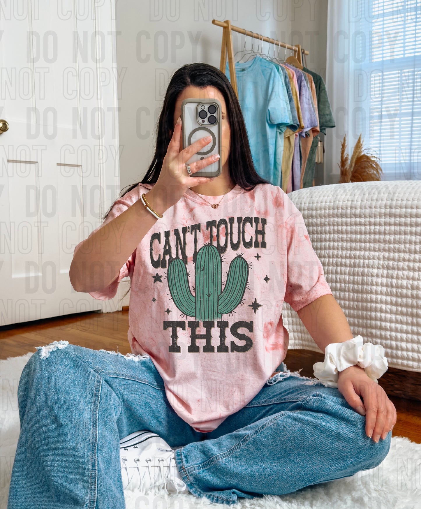 Can't Touch This Cactus DTF Transfer