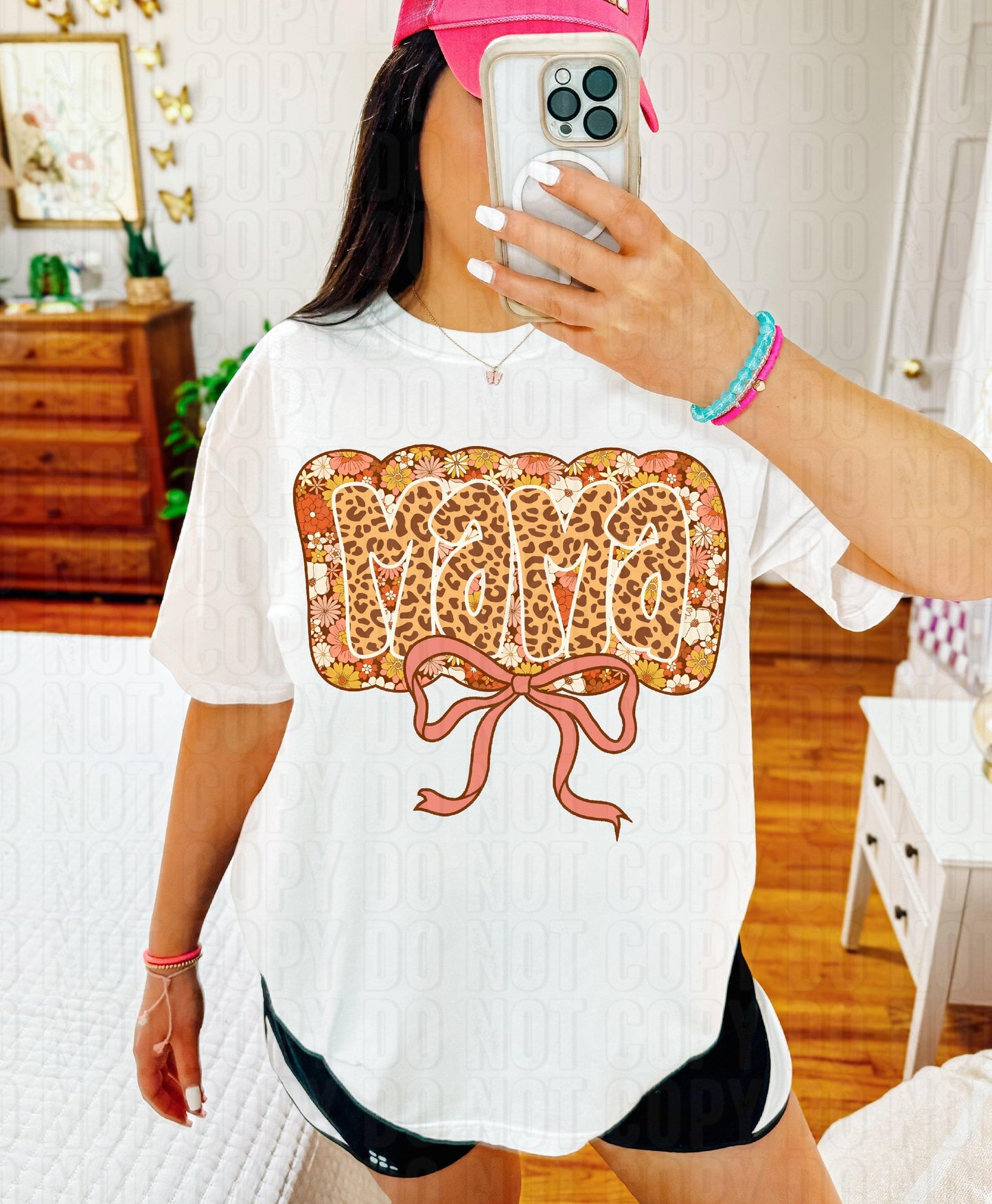 Mama Coquette Cheetah Spring DTF Transfer