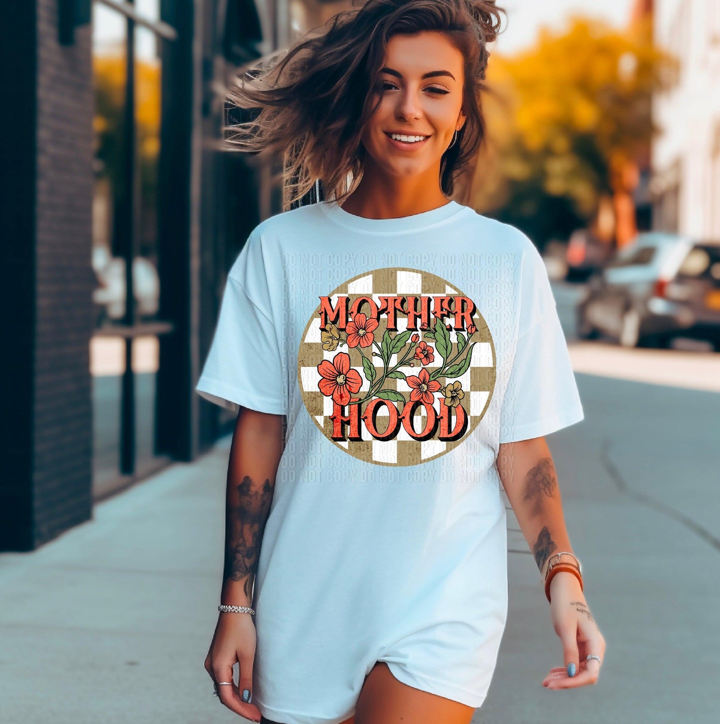 Motherhood Circle Floral DTF Transfer