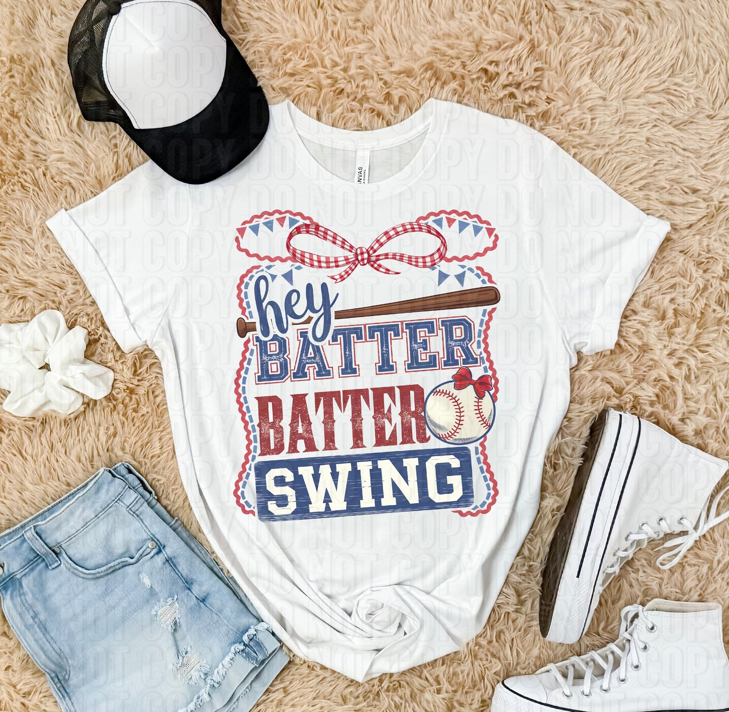 Hey Batter Batter Swing DTF Transfer