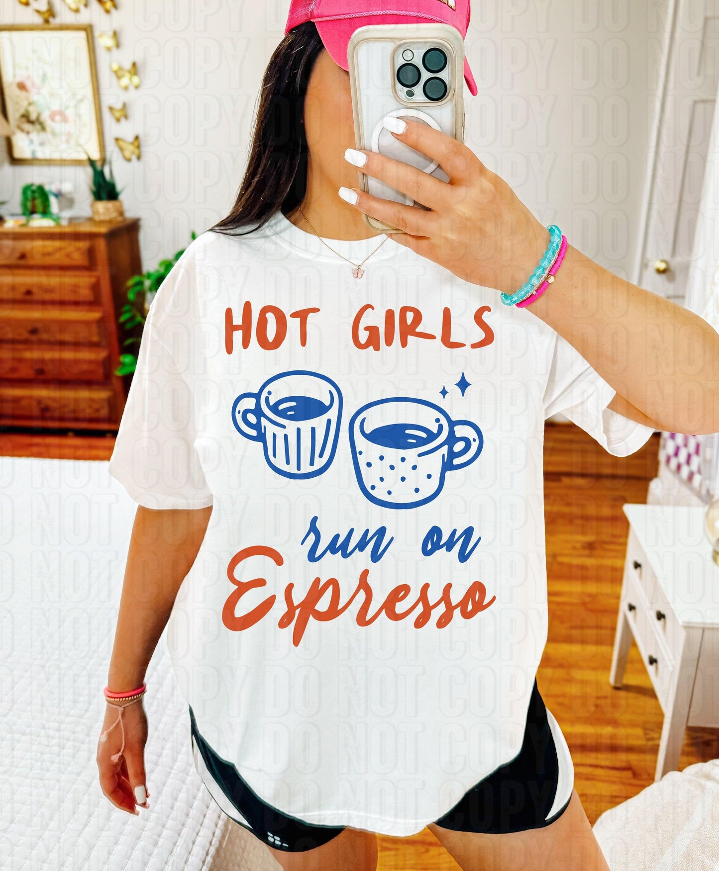Hot Girls Run On Expresso DTF Transfer