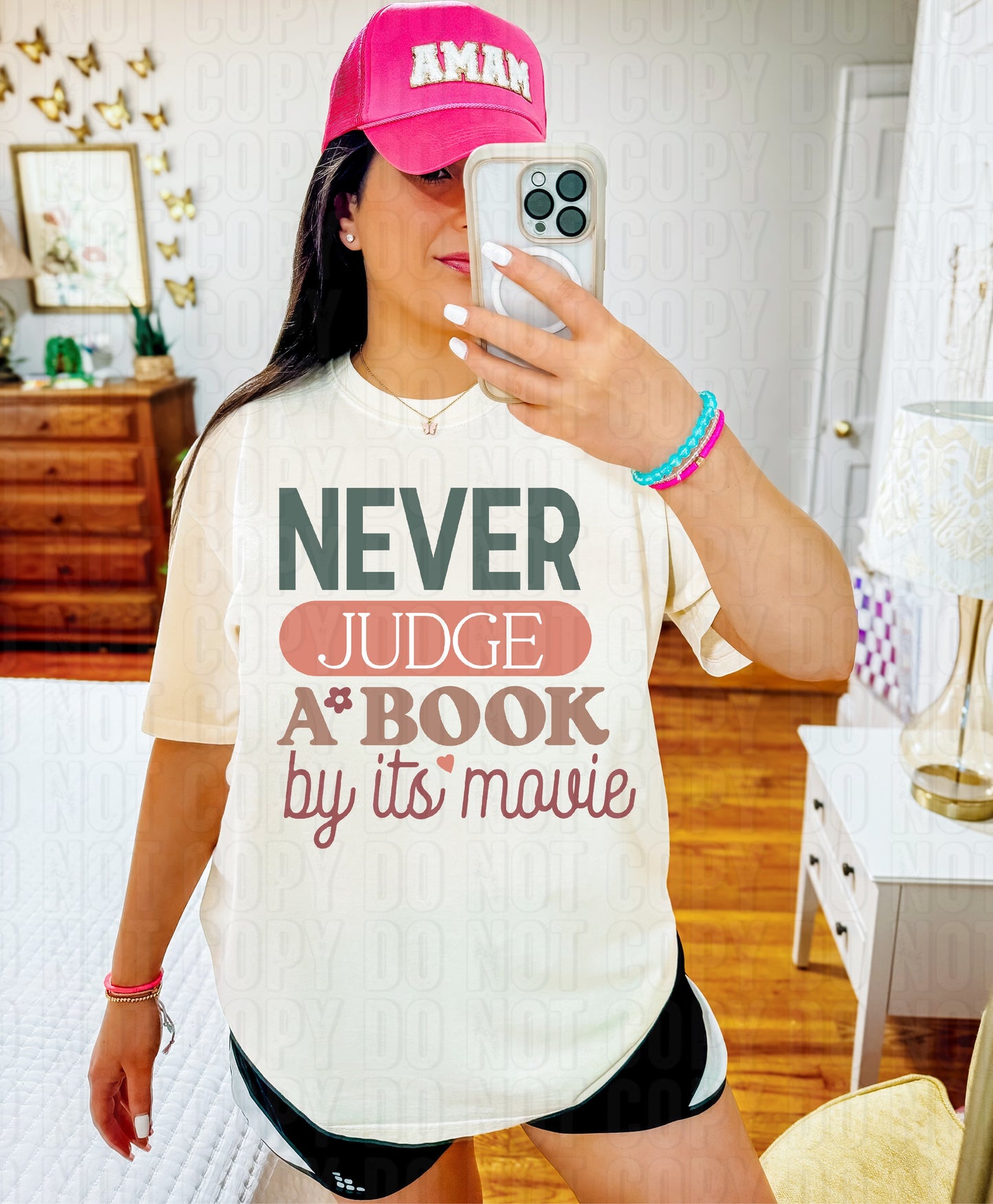 Never Judge A Book By It's Movie DTF Transfer