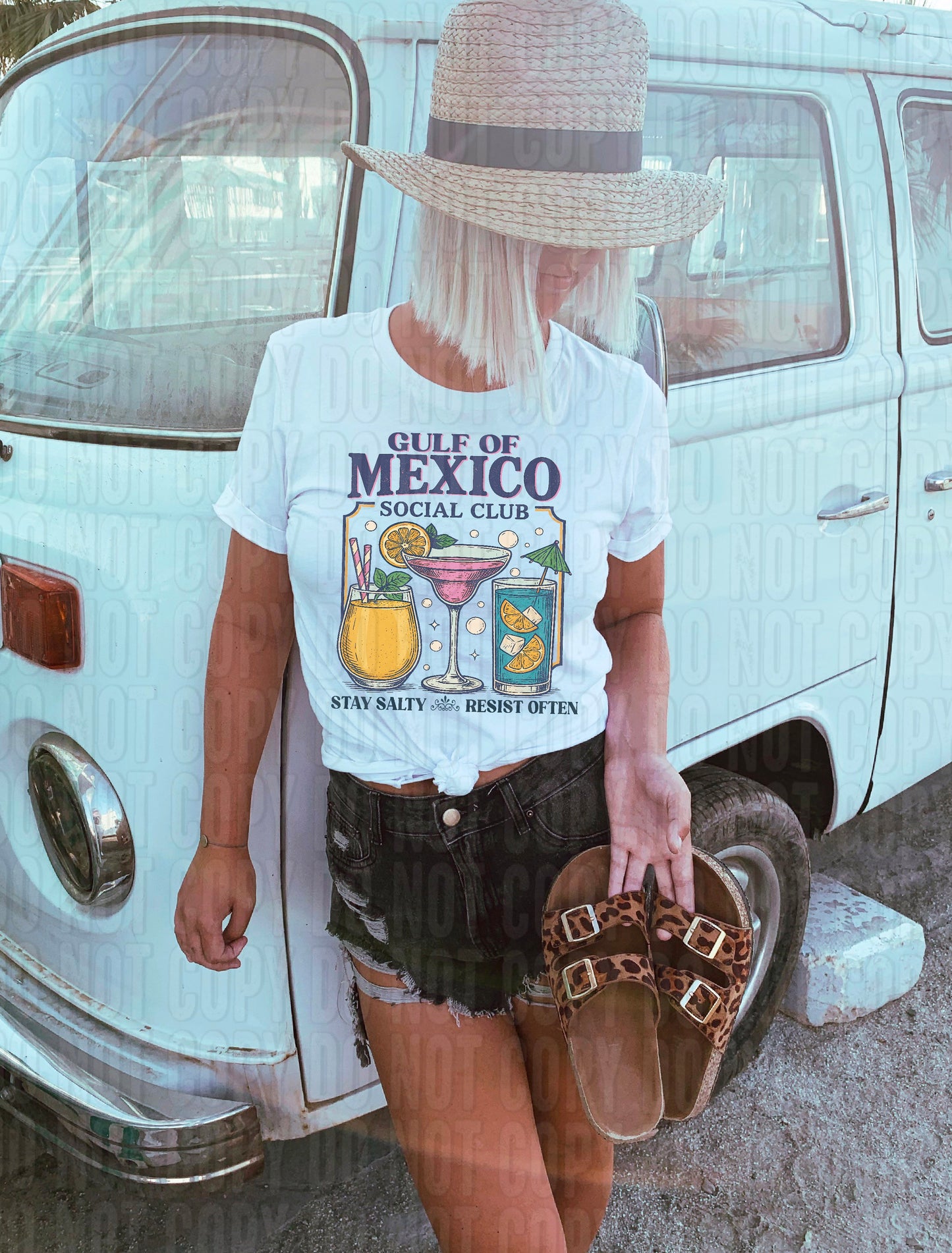 Mexico Beach Stay Salty DTF Transfer