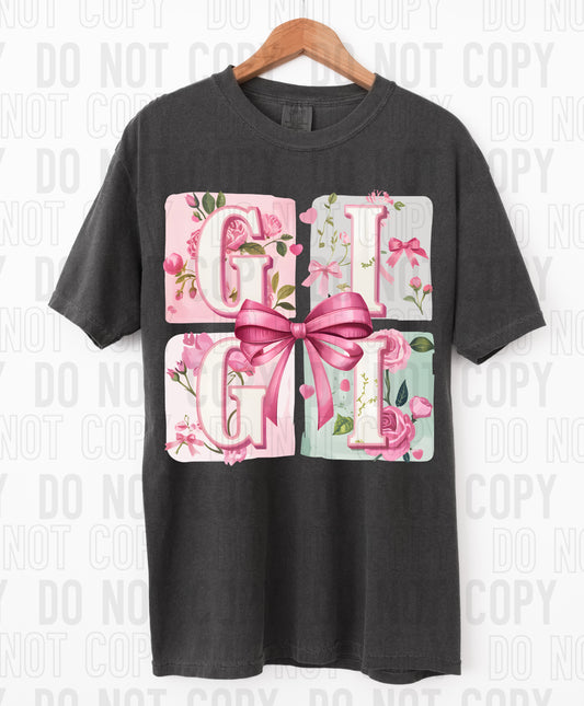 Gigi Floral DTF Transfer