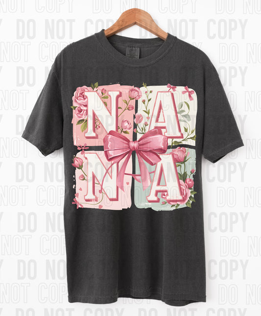 Nana Floral DTF Transfer