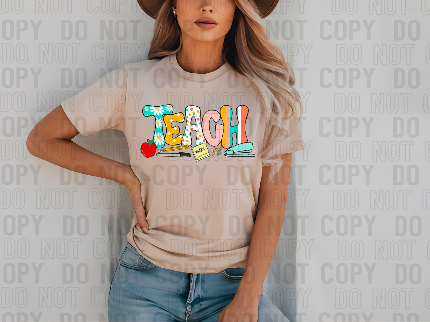 Teach Doodle DTF Transfer