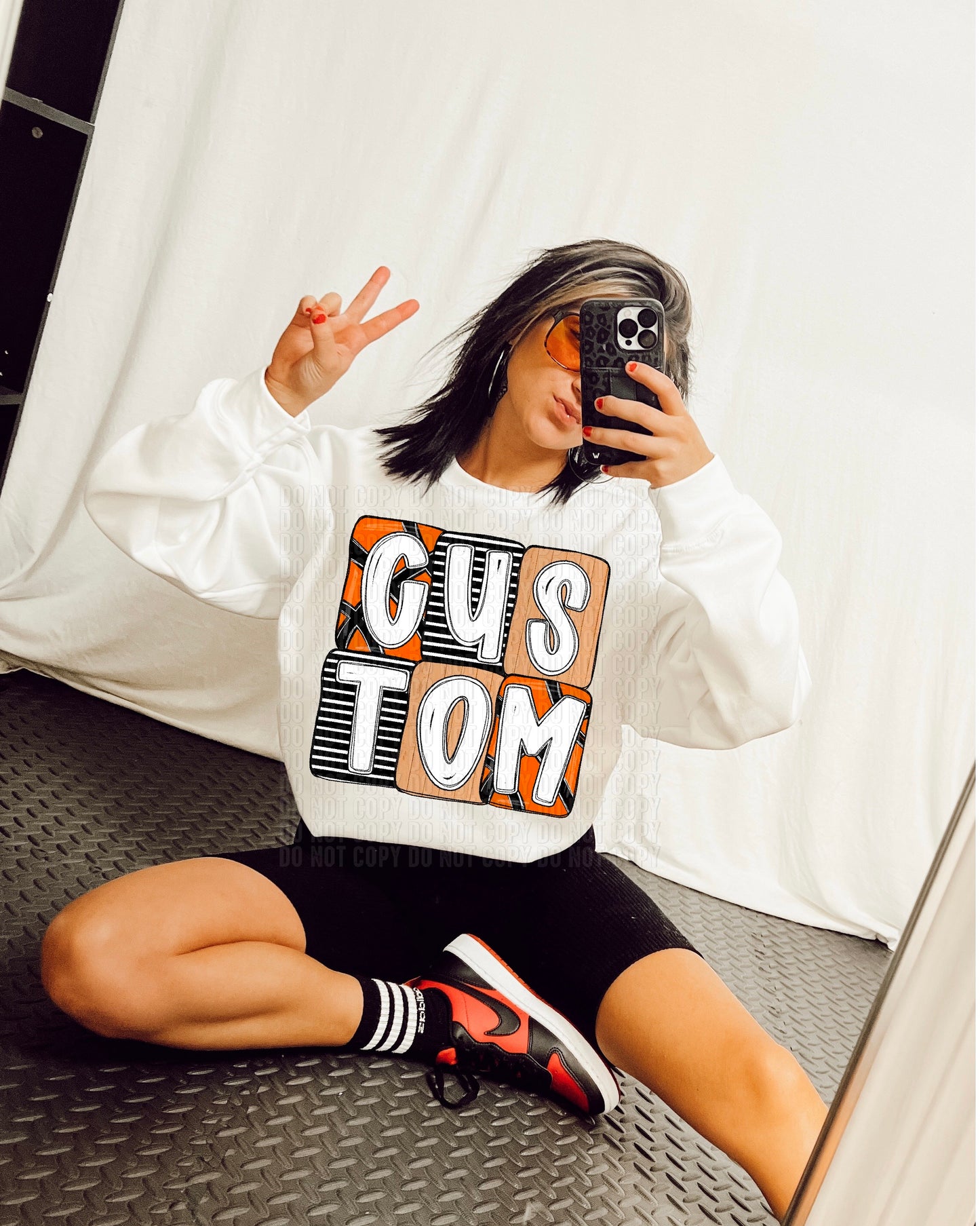 Basketball Boxy Custom Team Mascot/Name DTF Transfer