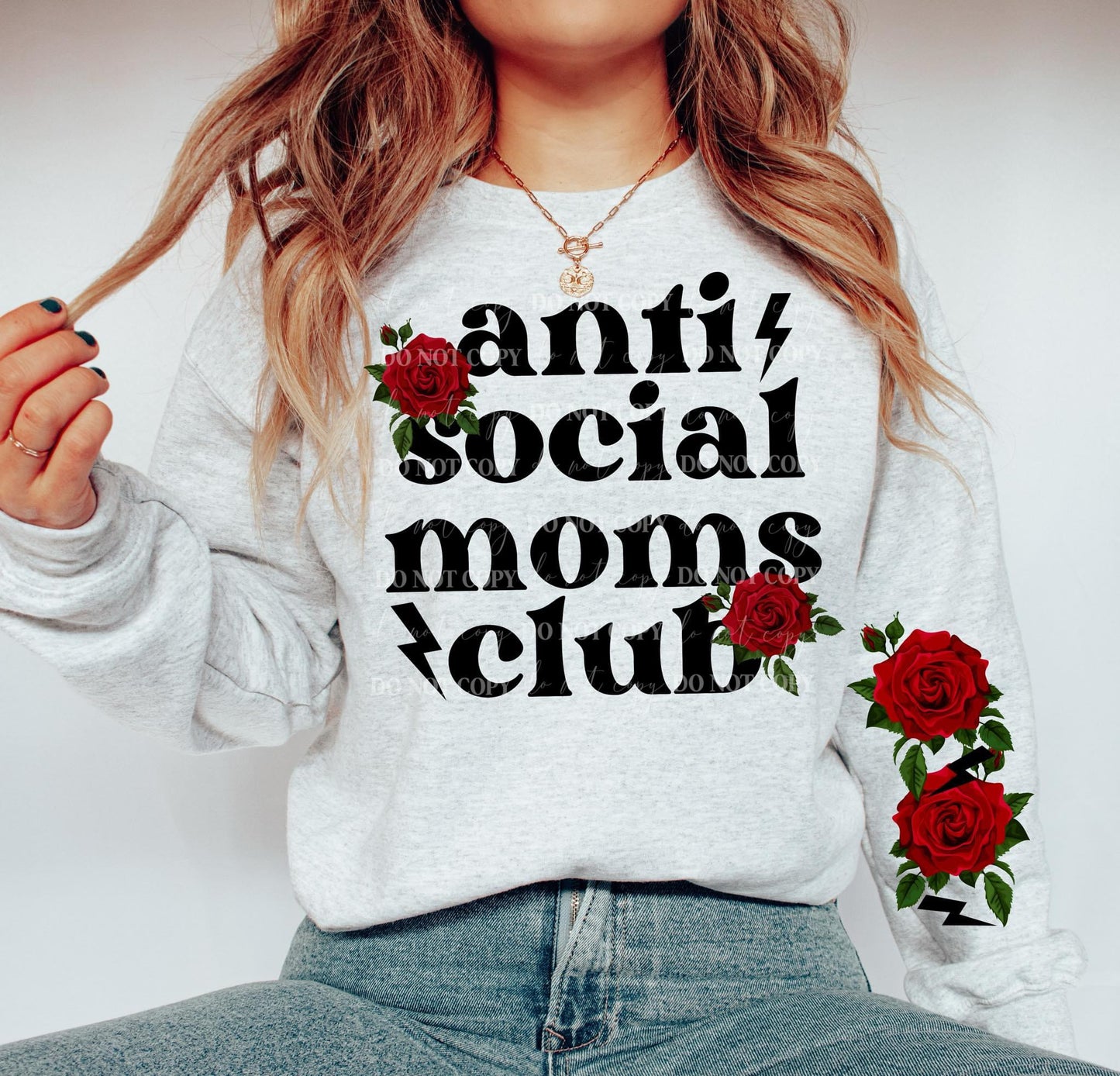 Anti Social Moms Club DTF Transfer