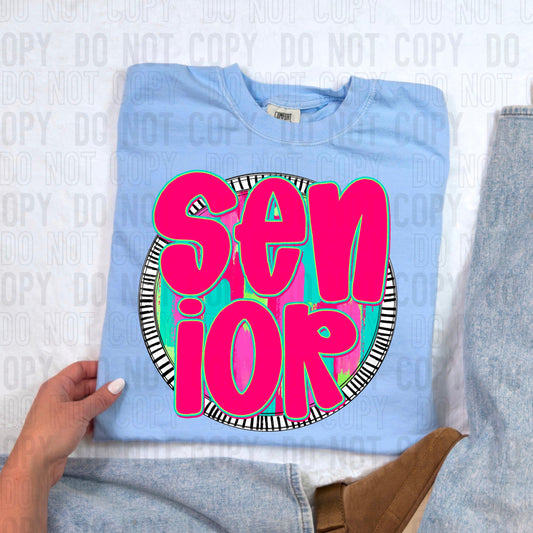 Senior Bright Circle Occupation DTF Transfer