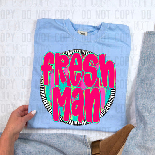 Freshman Bright Circle Occupation DTF Transfer