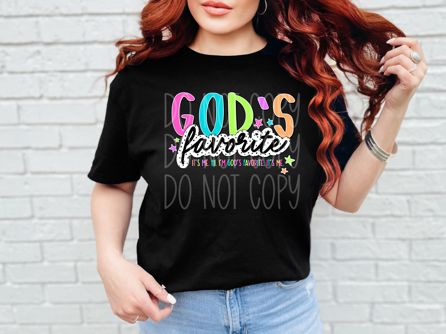God's Favorite DTF Transfer