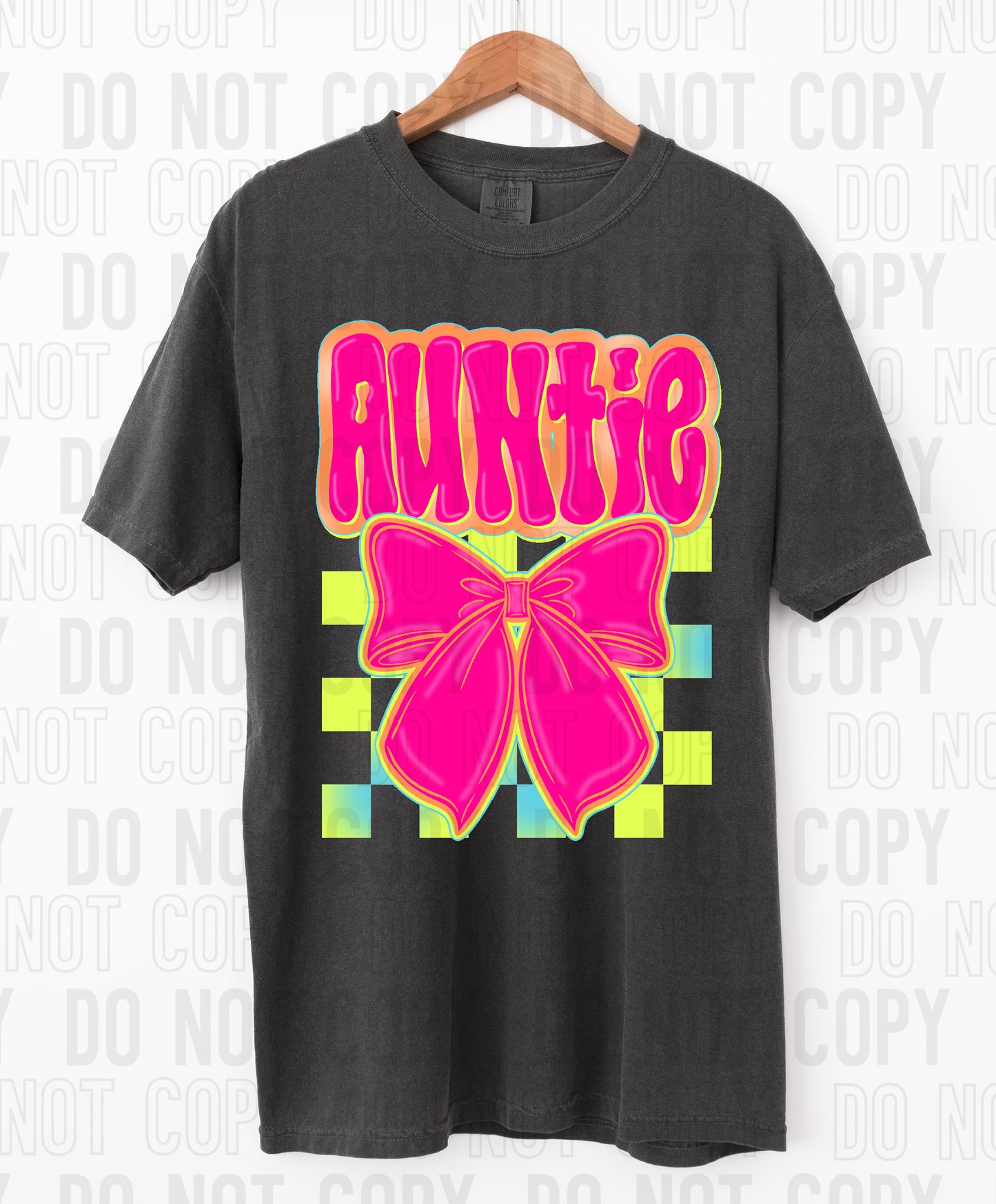 Auntie Neon Coquette DTF Transfer