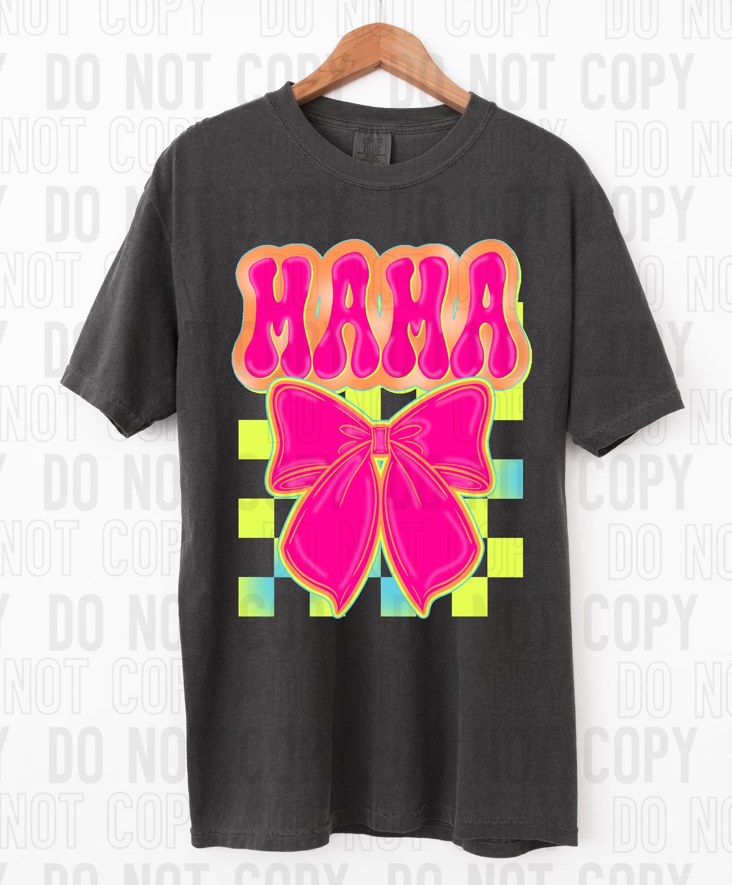 Mama Neon Coquette DTF Transfer