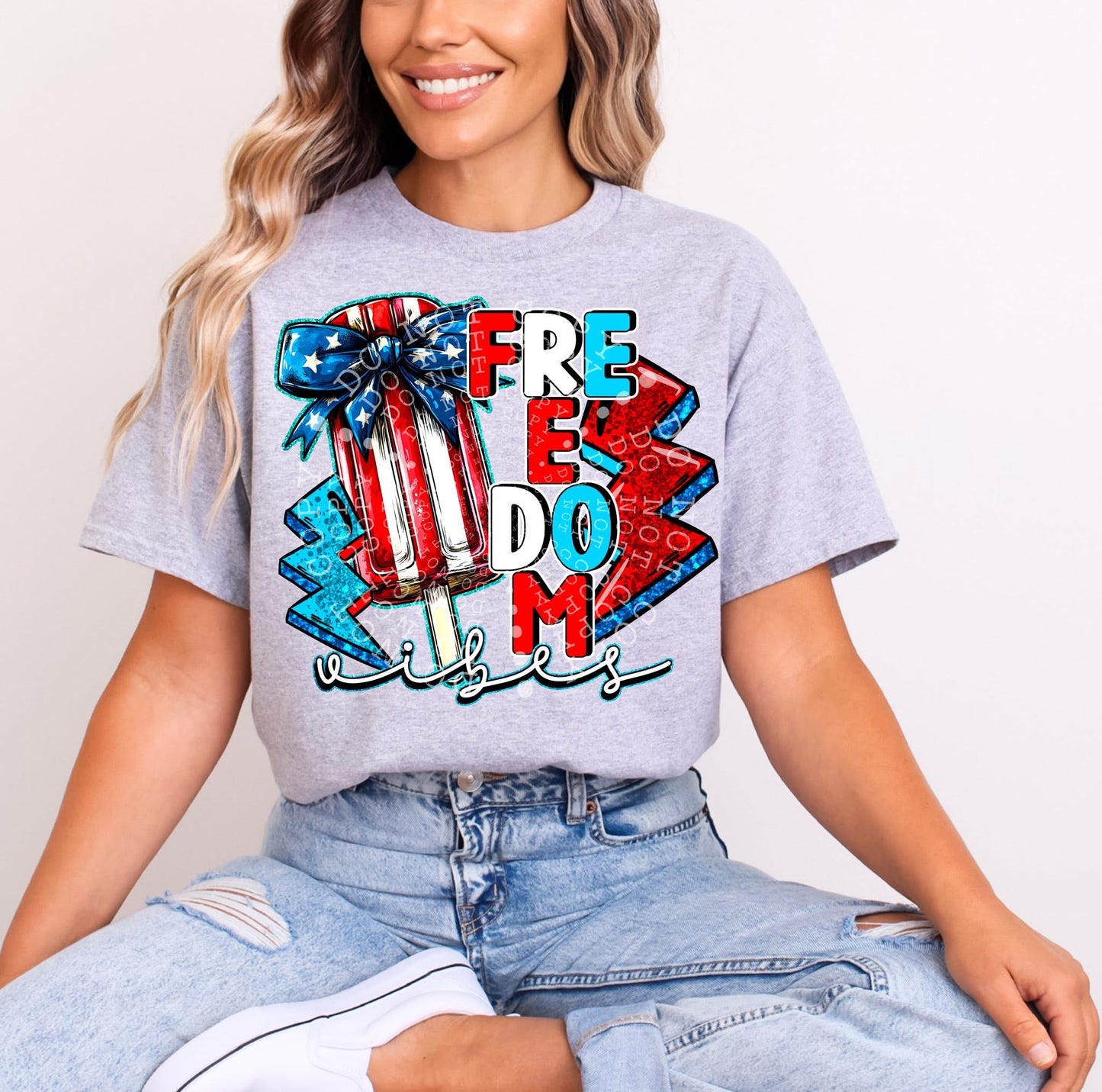 Freedom Vibes DTF Transfer