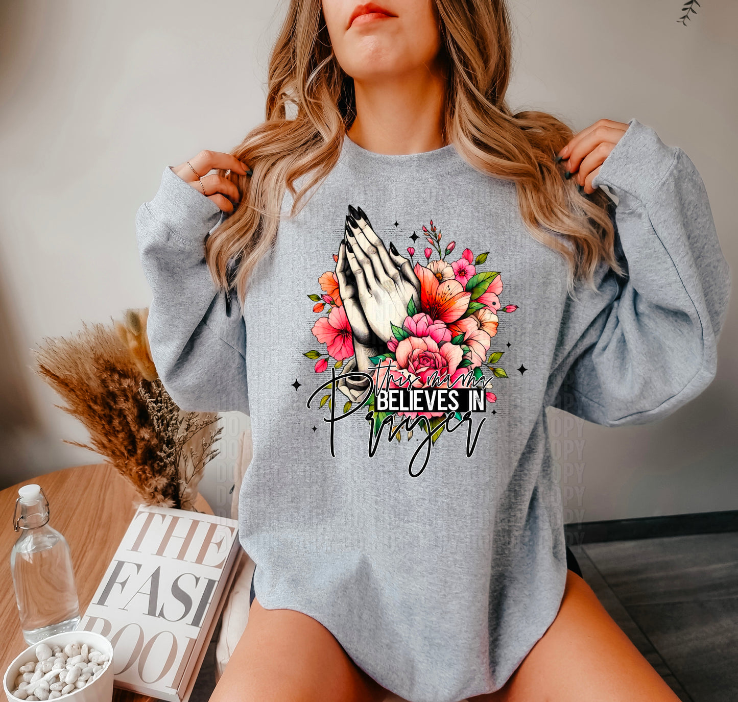 This Mama Believes In Prayer DTF Transfer