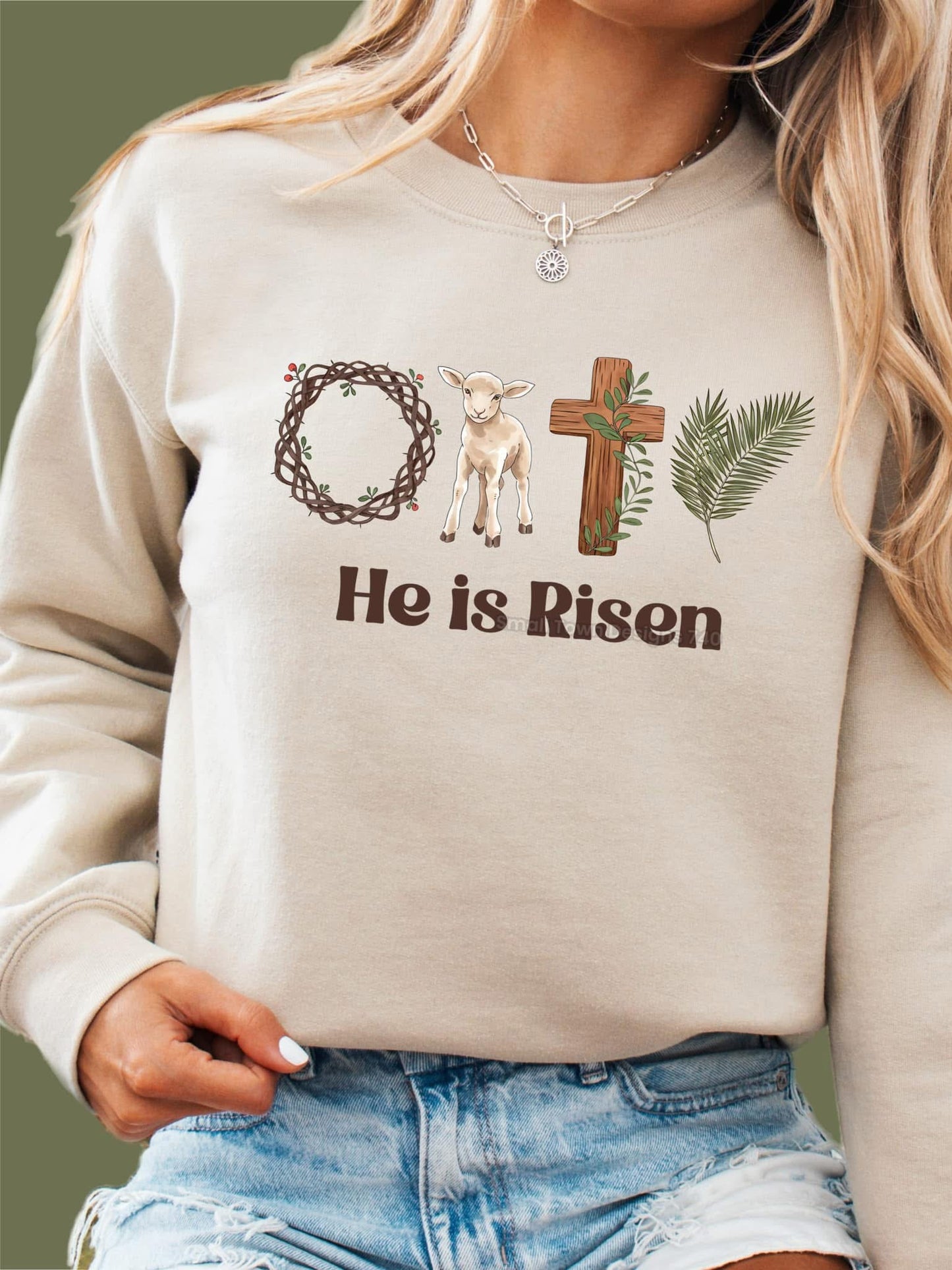 He Is Risen DTF Transfer