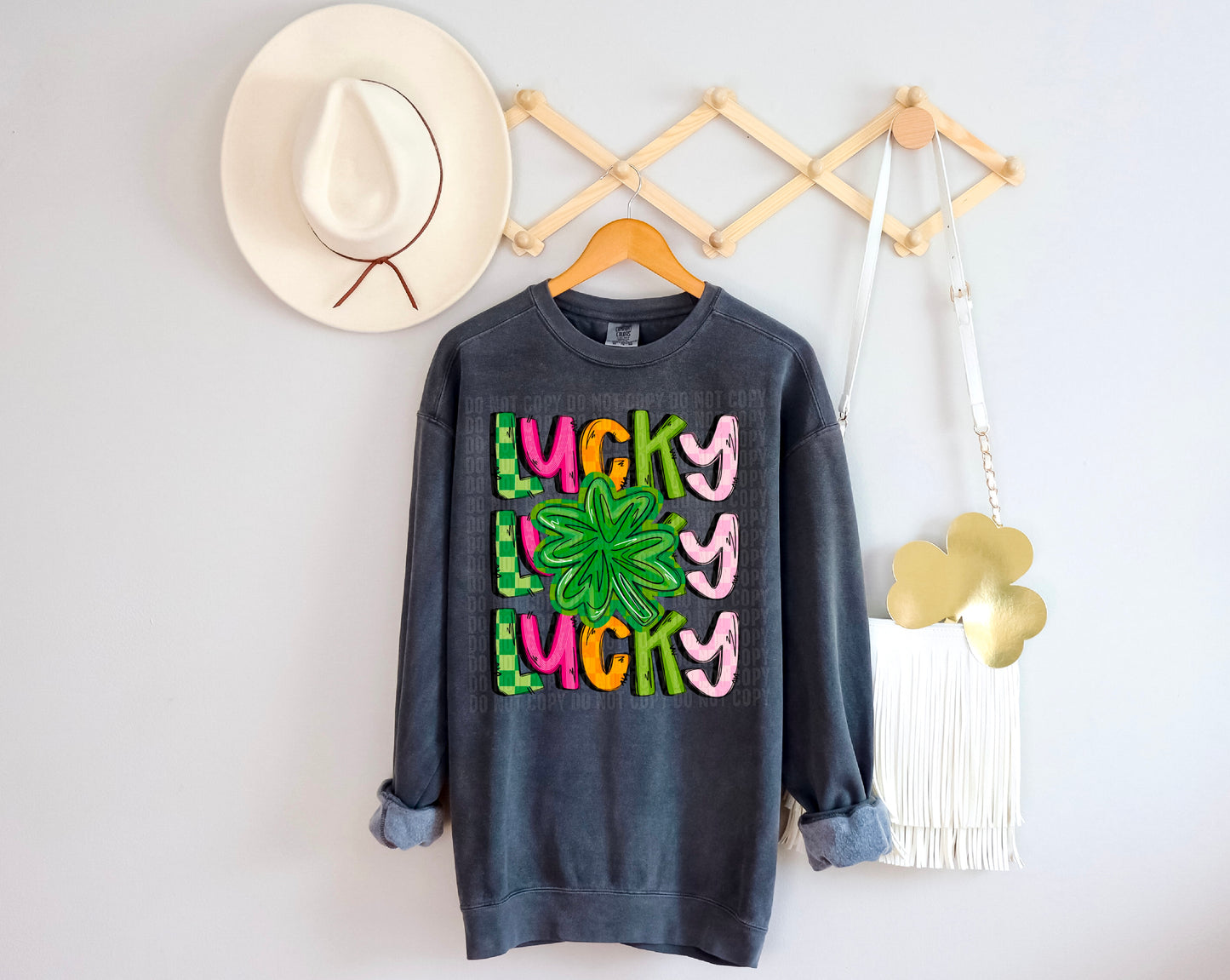 Lucky Trio Bright DTF Transfer