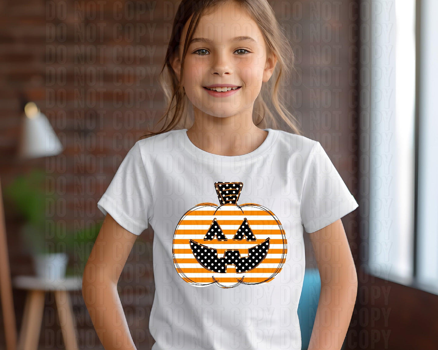 Pumpkin Applique DTF Transfer