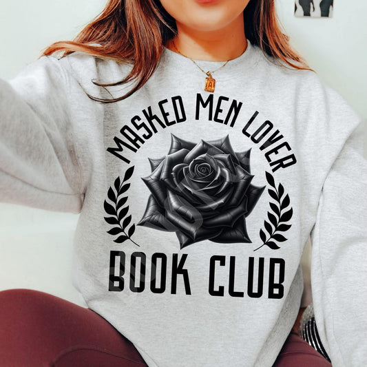 Masked Men Lover Book Club DTF Transfer