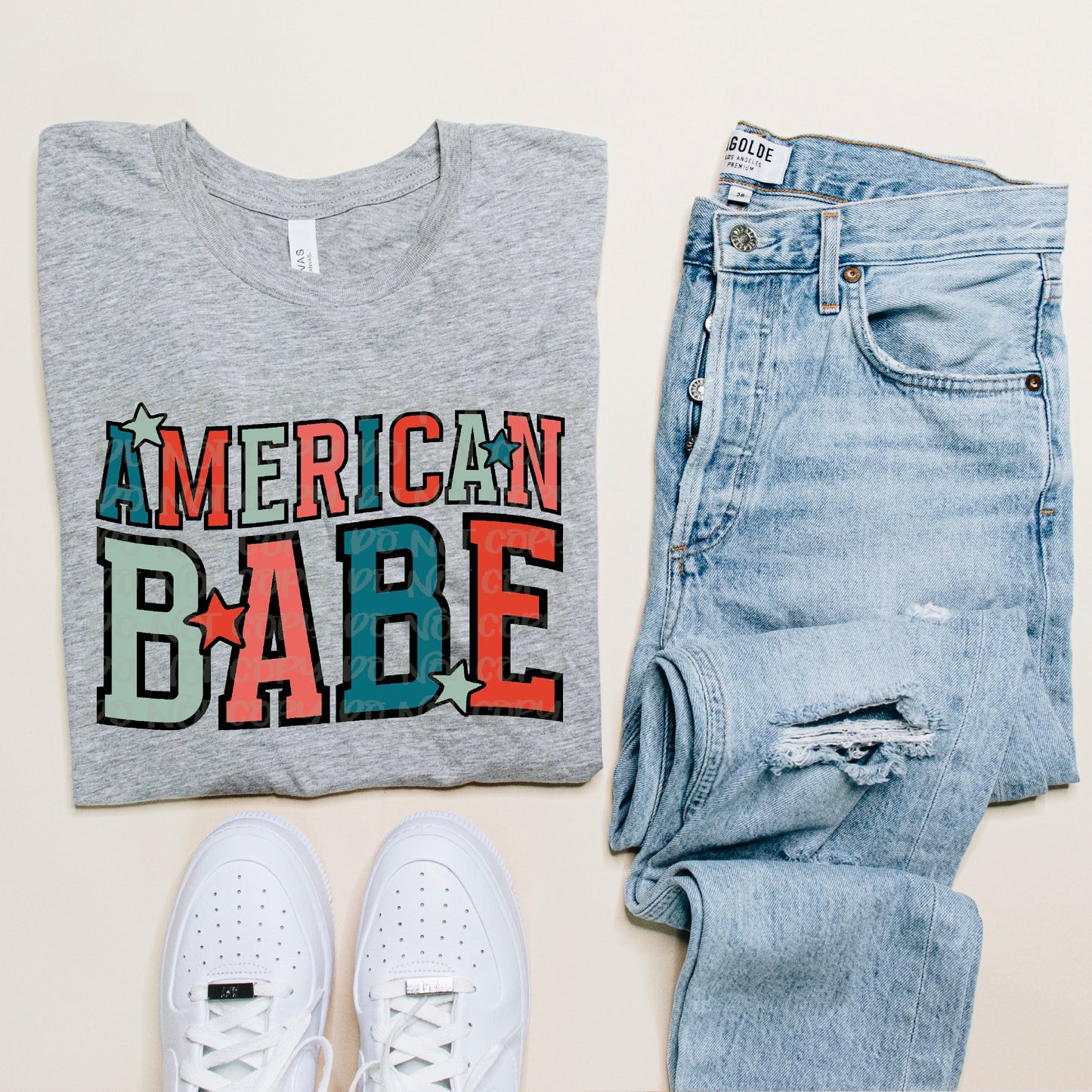 American Babe DTF Transfer