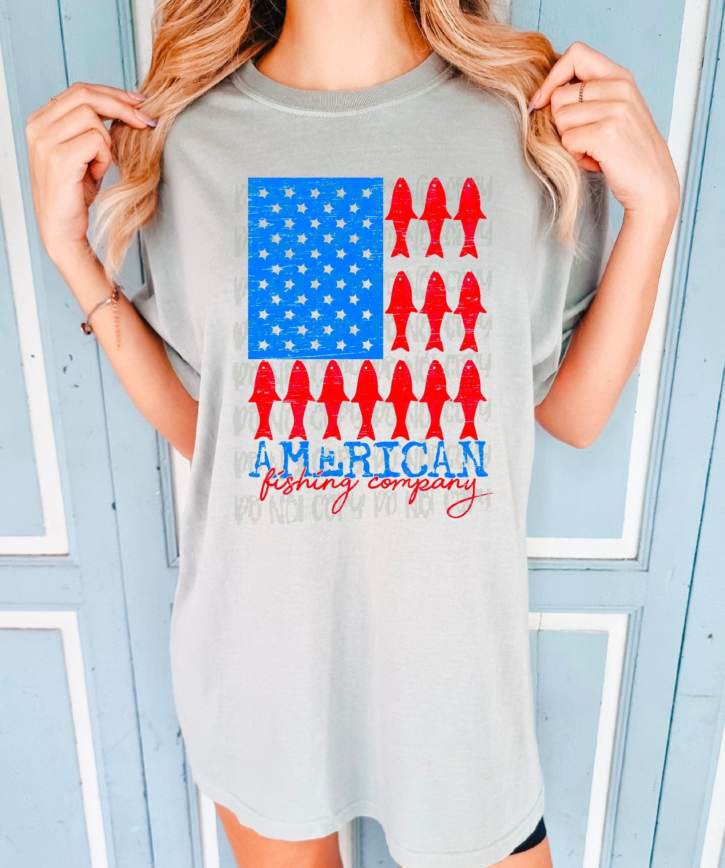 American Fishing DTF Transfer