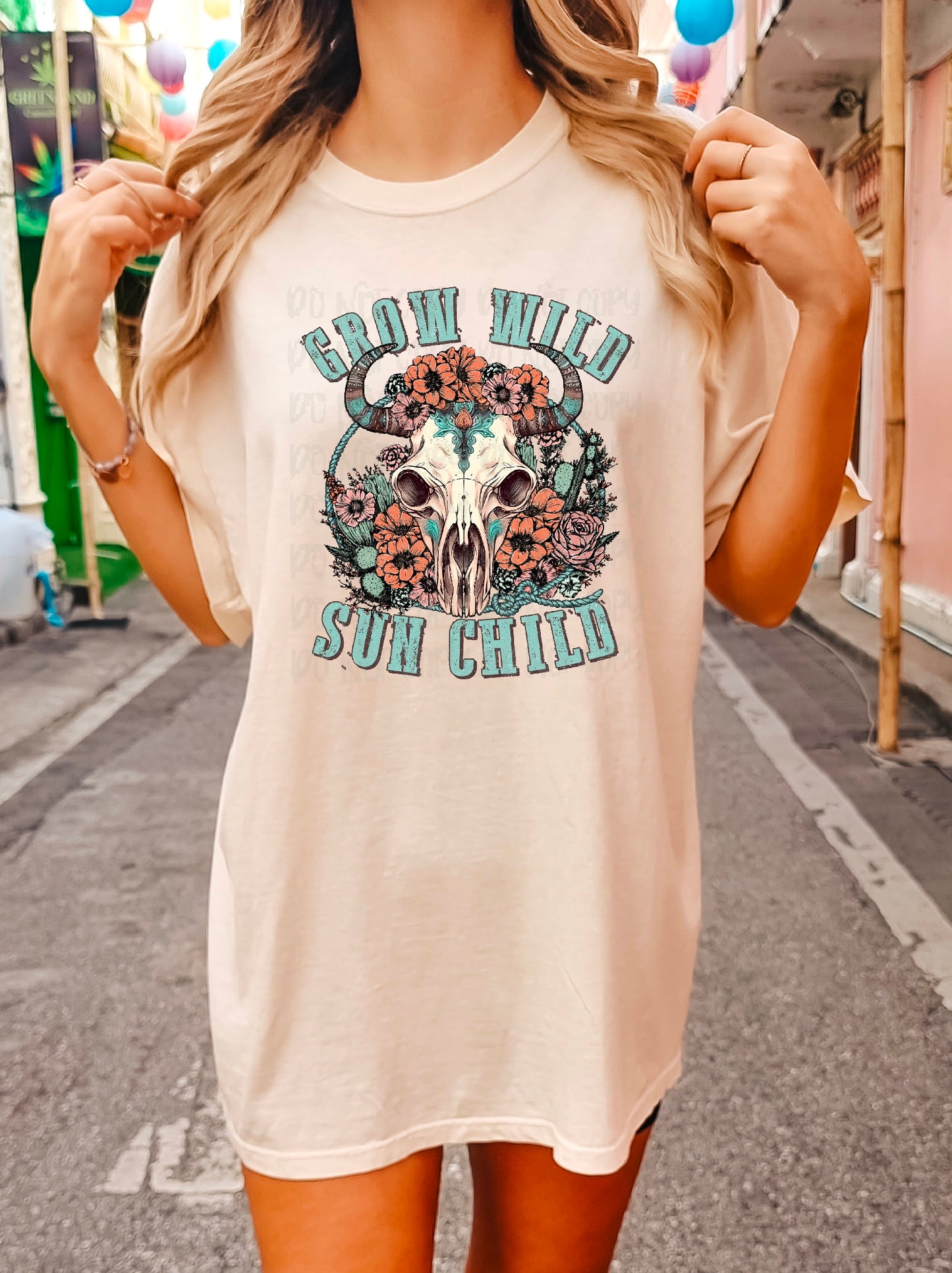 Grow Wild Sun Child DTF Transfer