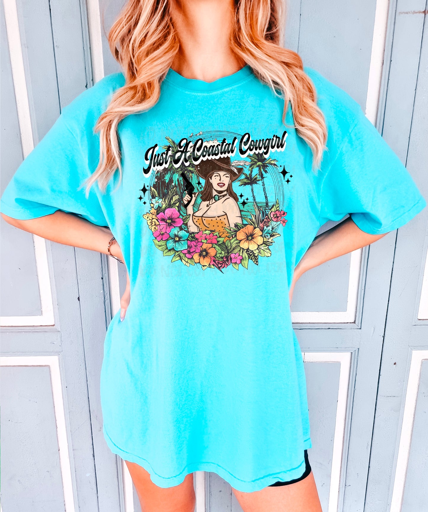 Coastal Cowgirl DTF Transfer