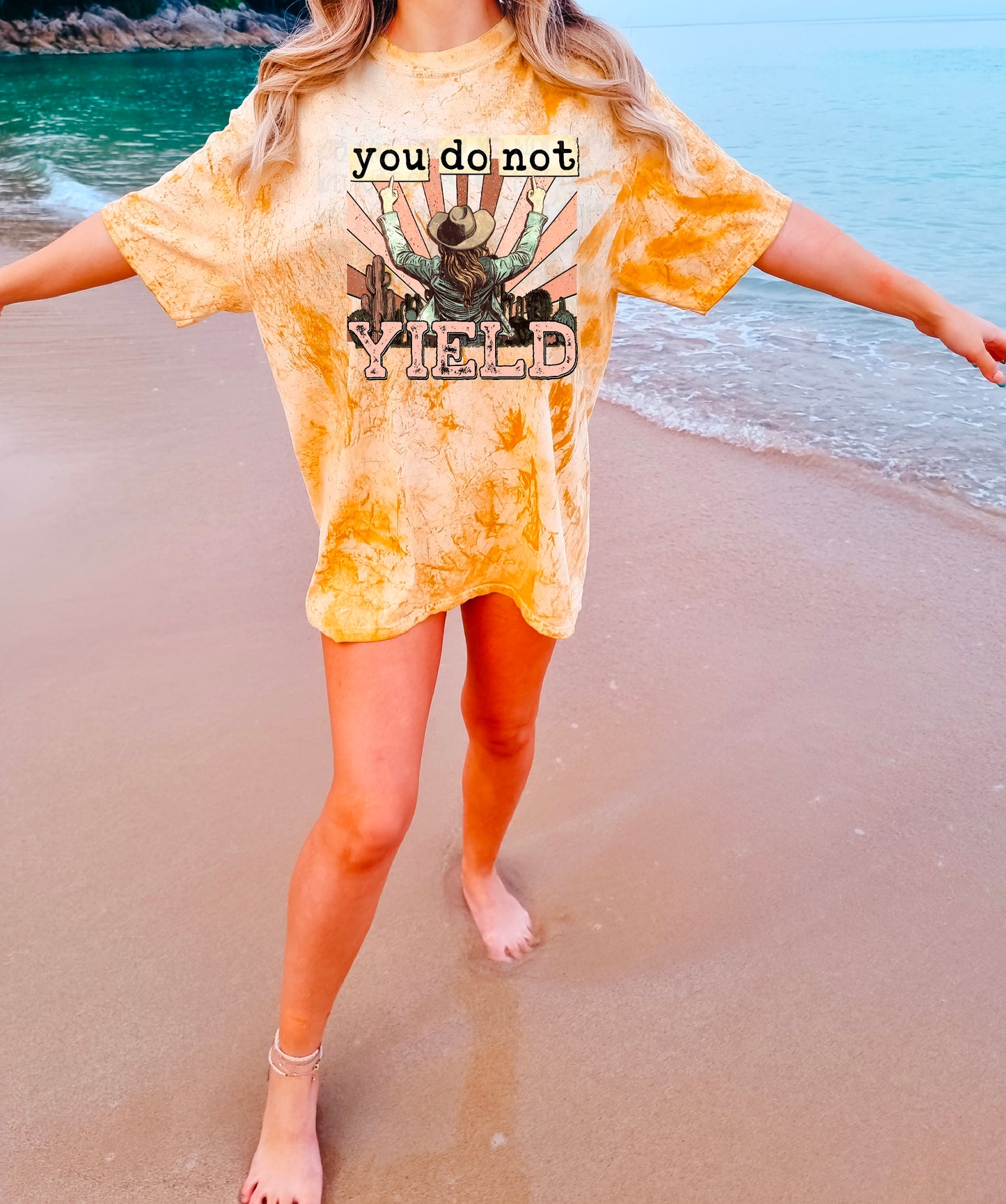 You Do Not Yield DTF Transfer