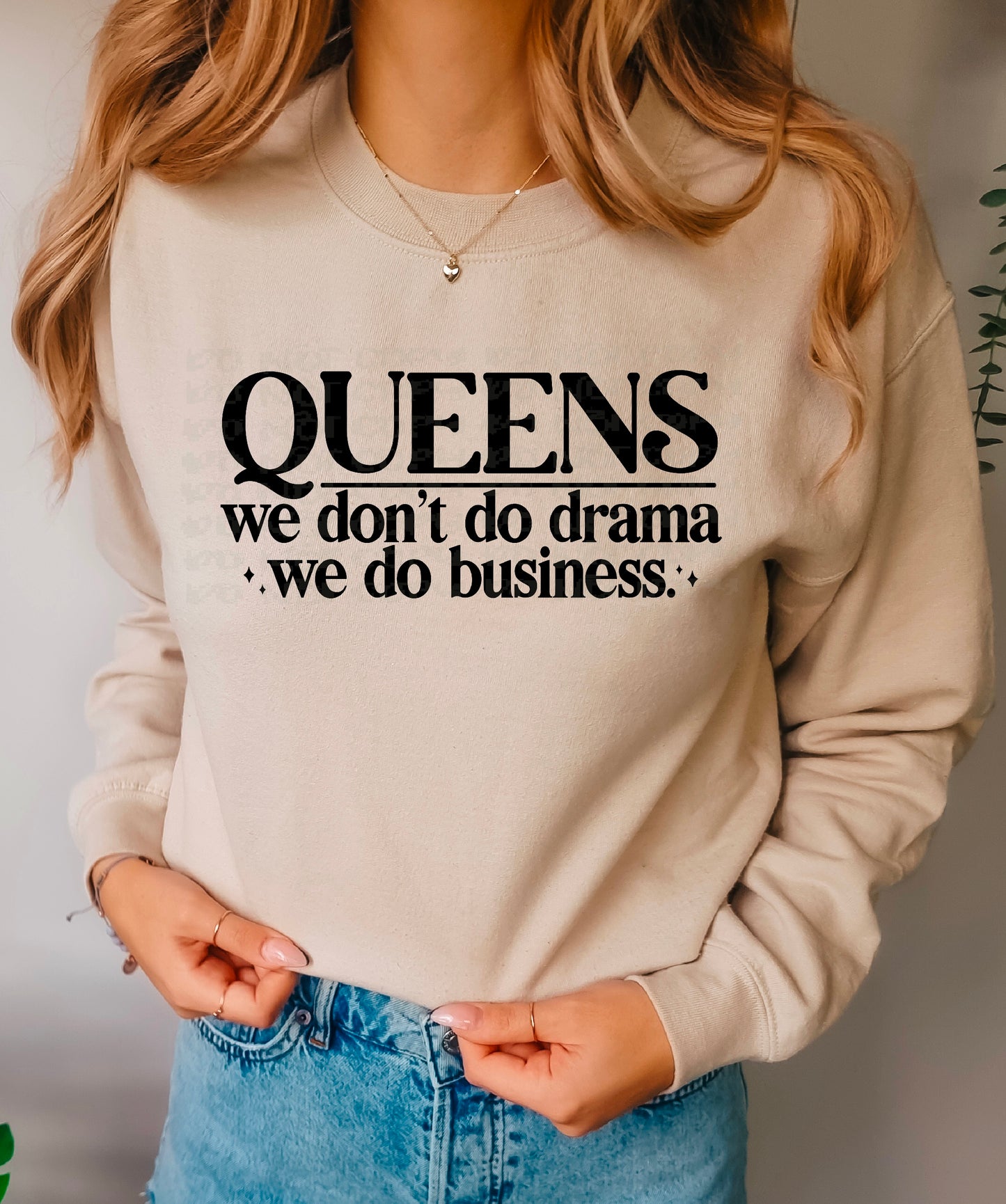 Queens Dont Do Drama DTF Transfer