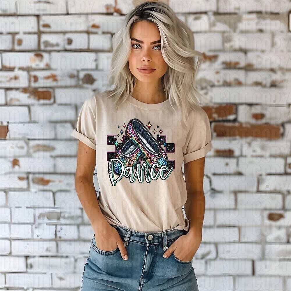 Rhinestone Dance DTF Transfer