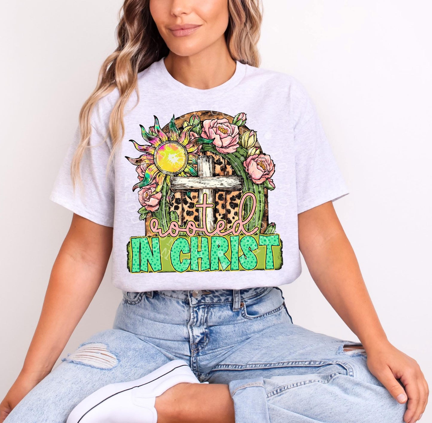 Rooted In Christ DTF Transfer