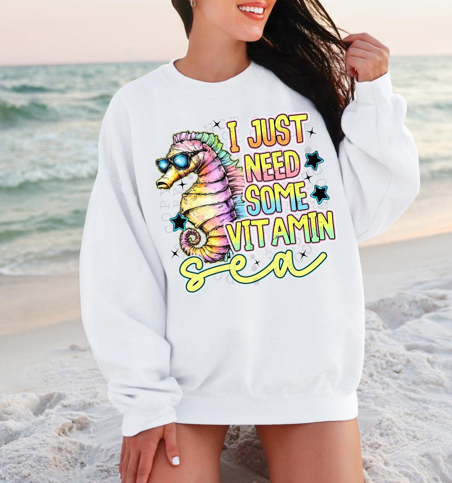 I Need Some Vitamin Sea DTF Transfer