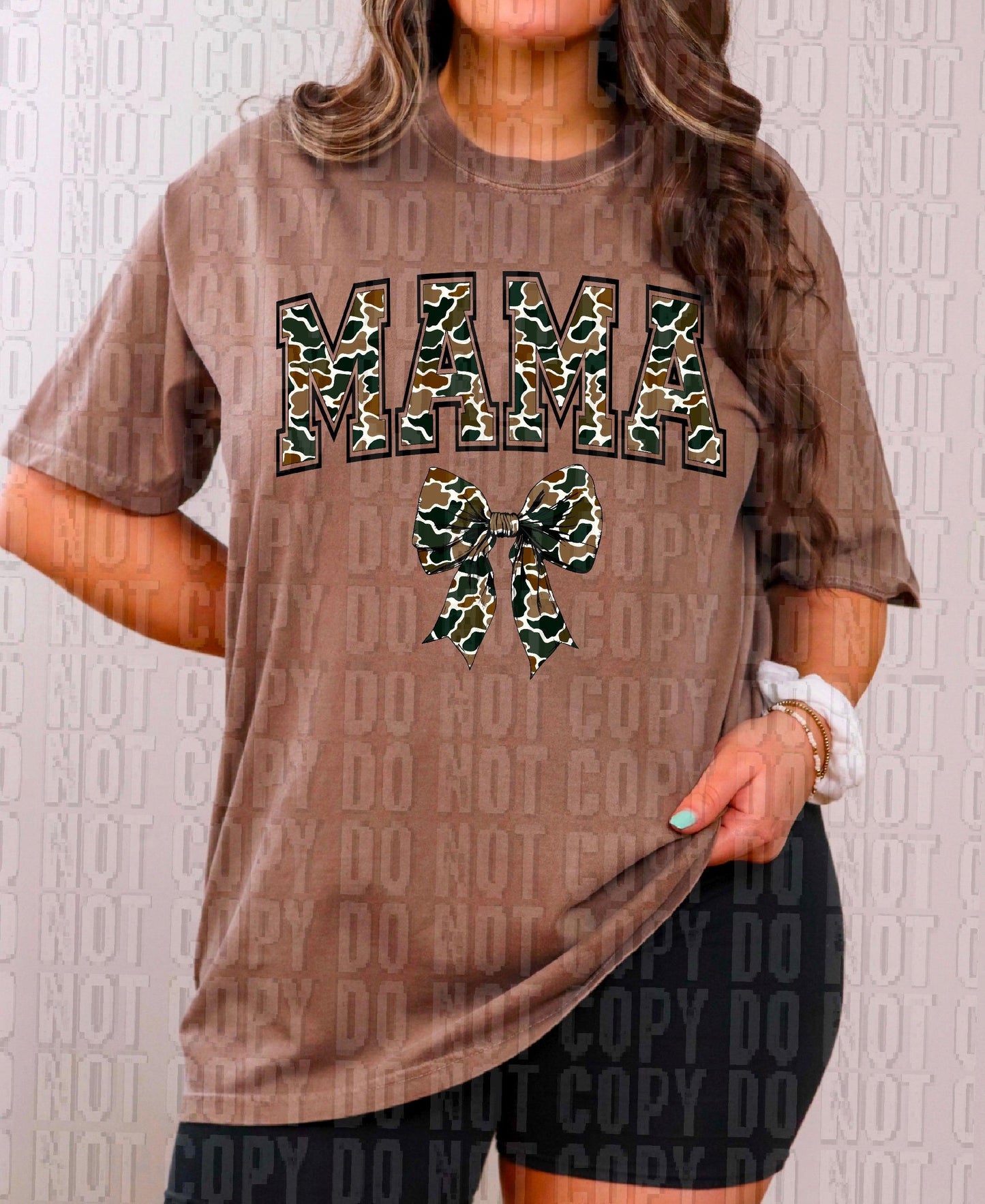Mama Coquette Camo DTF Transfer