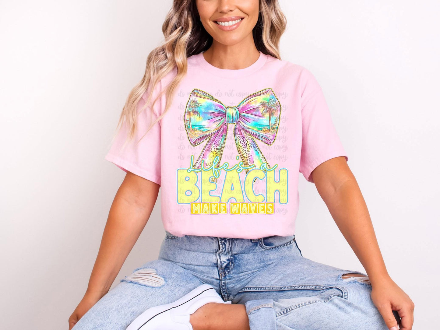 Life's A Beach Make Waves DTF Transfer