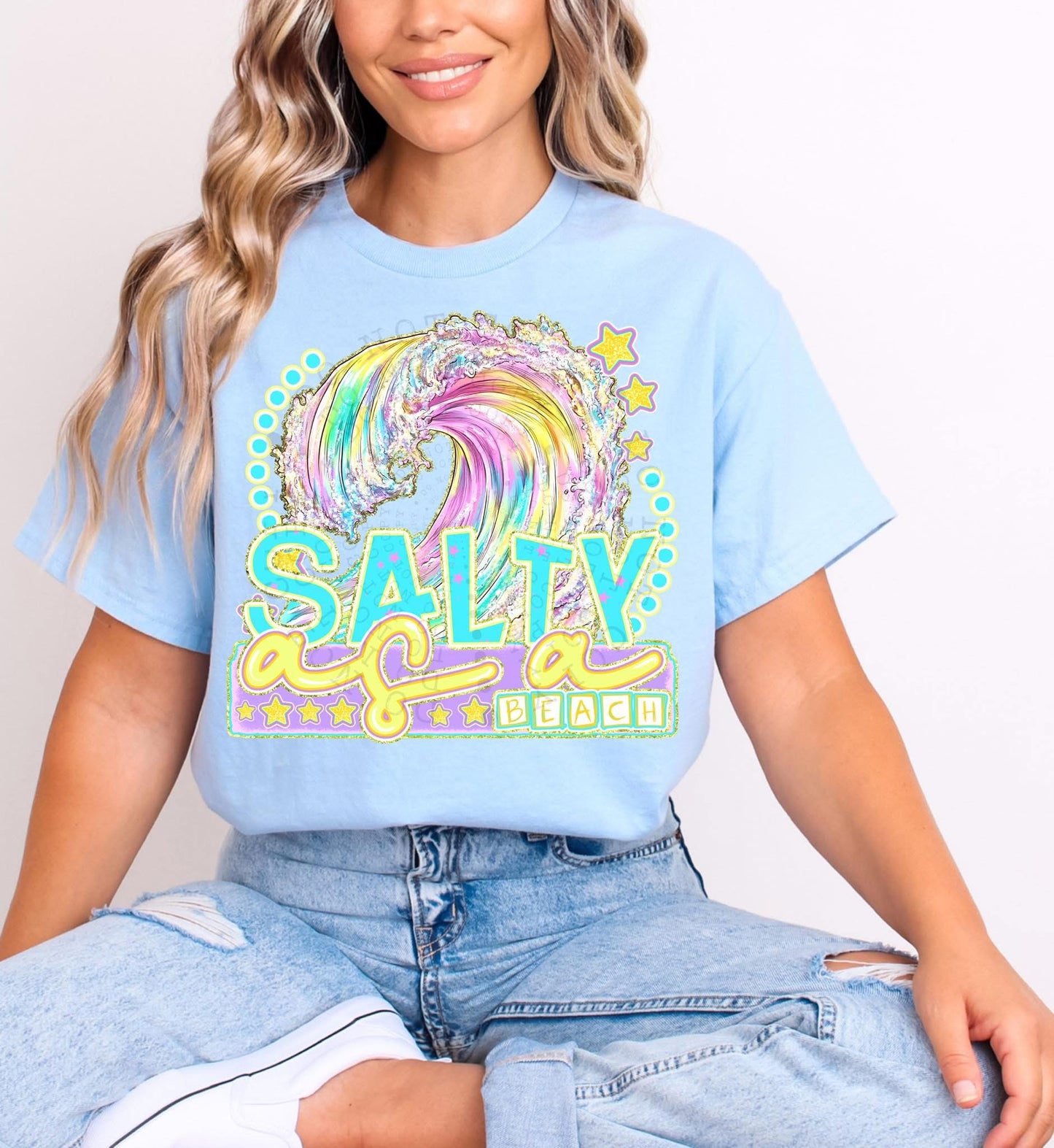 Salty As A Beach DTF Transfer