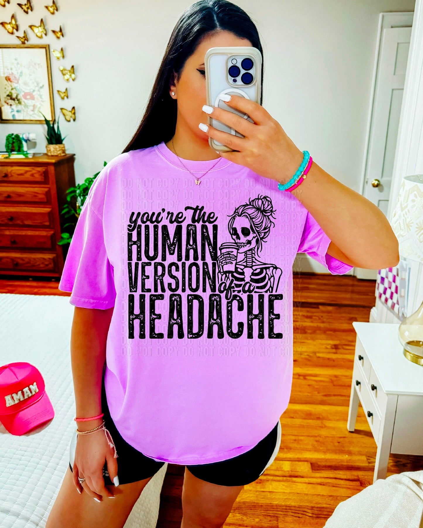 Human Version Of A Headache DTF Transfer