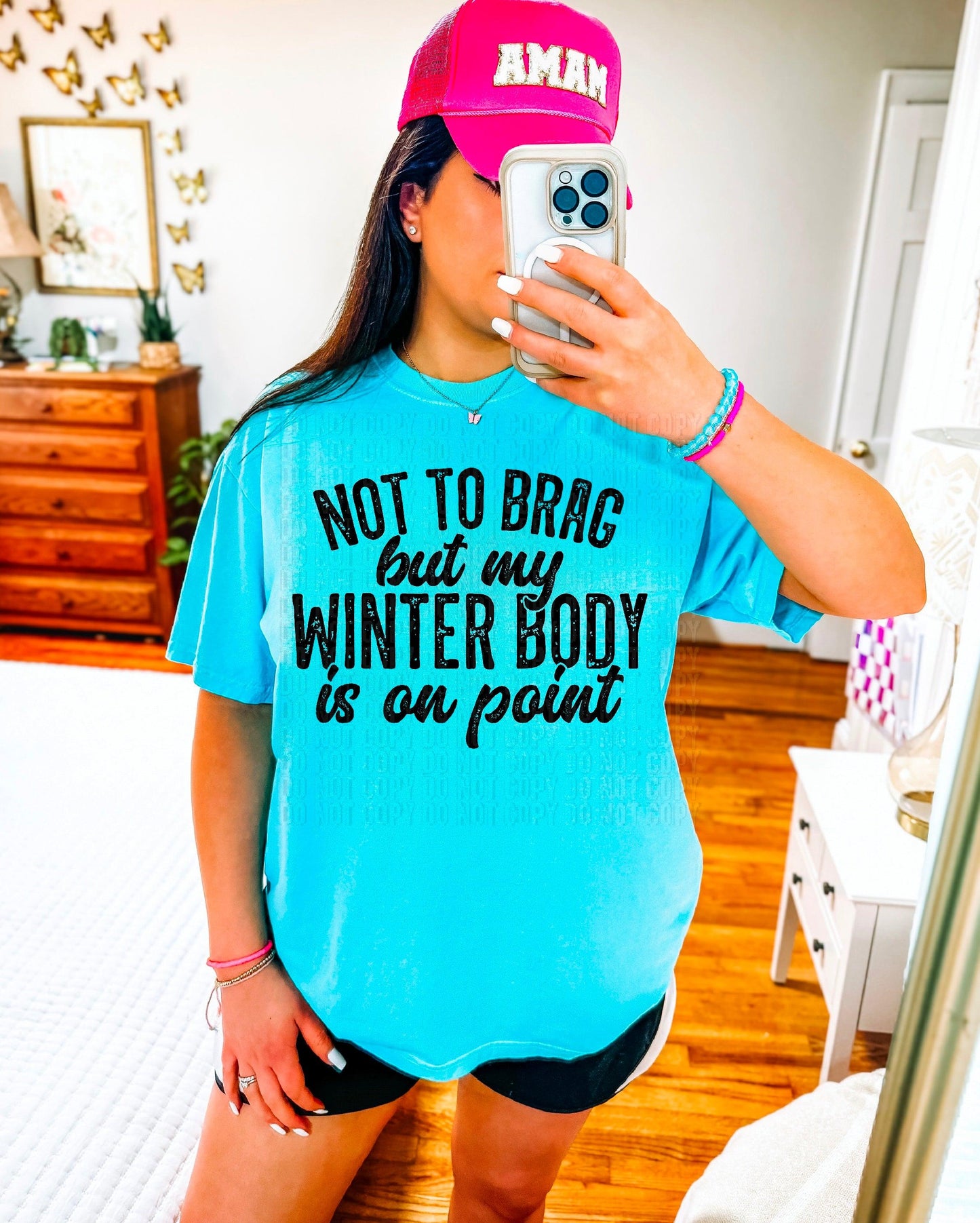 My Winter Body Is On Point DTF Transfer