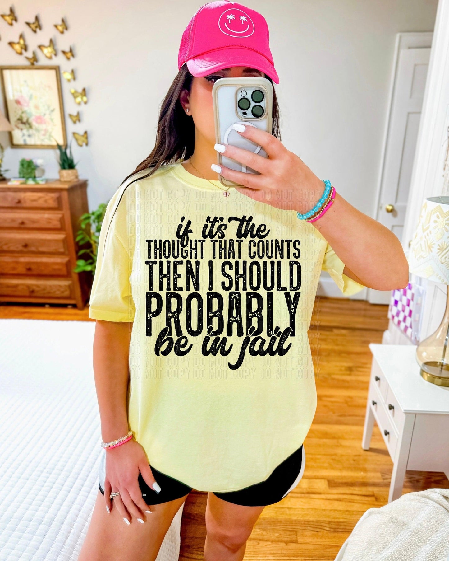 I Should Probably Be In Jail DTF Transfer