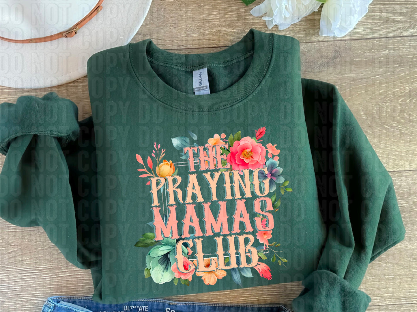 The Praying Mama's Club DTF Transfer