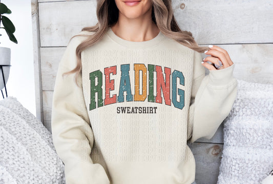 Reading Sweatshirt DTF Transfer