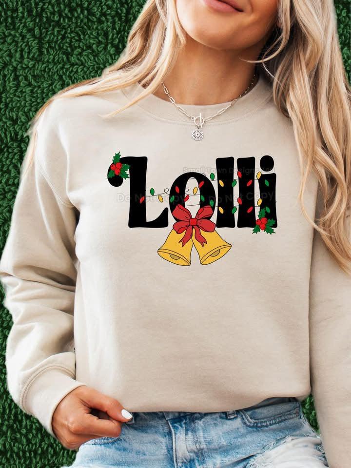 Lolli Christmas DTF Transfer