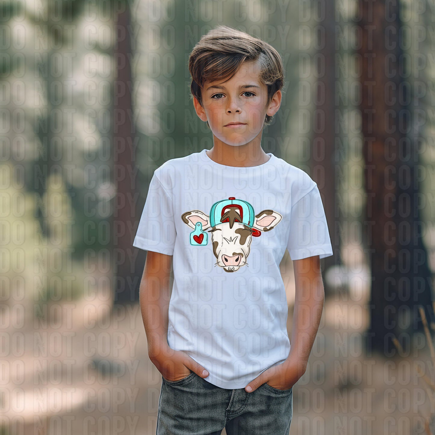 Boy Cow DTF Transfer