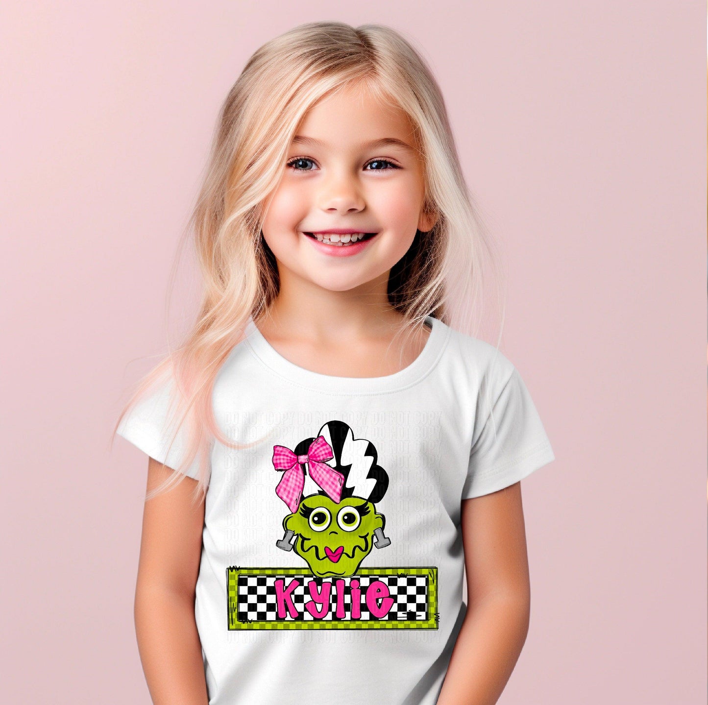 Mrs. Frank 2 (Girl) With Name Plate Personalized DTF Transfer