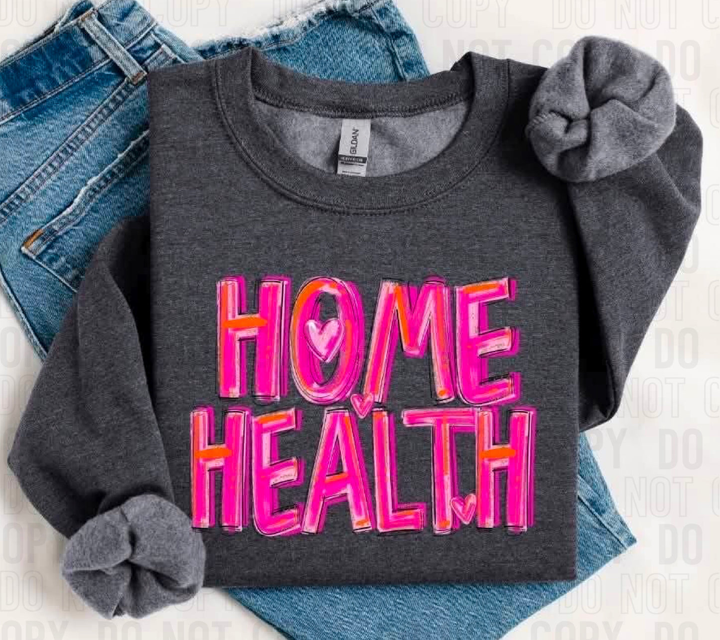 Home Health Pink Cheery DTF Transfer