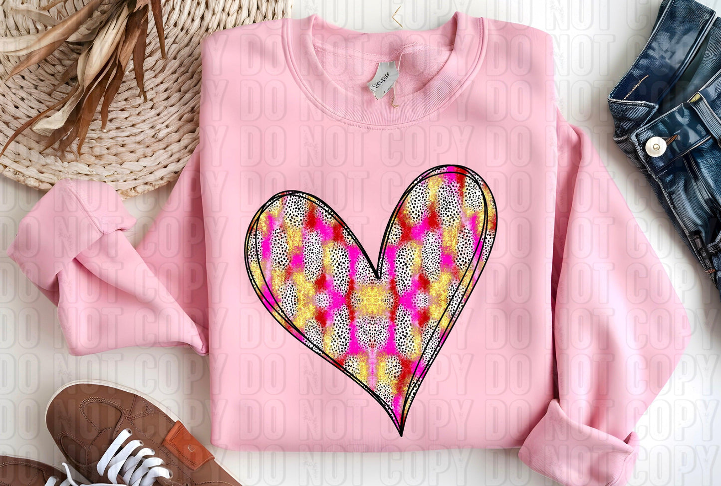 Anti Valentines Heart Only DTF Transfer