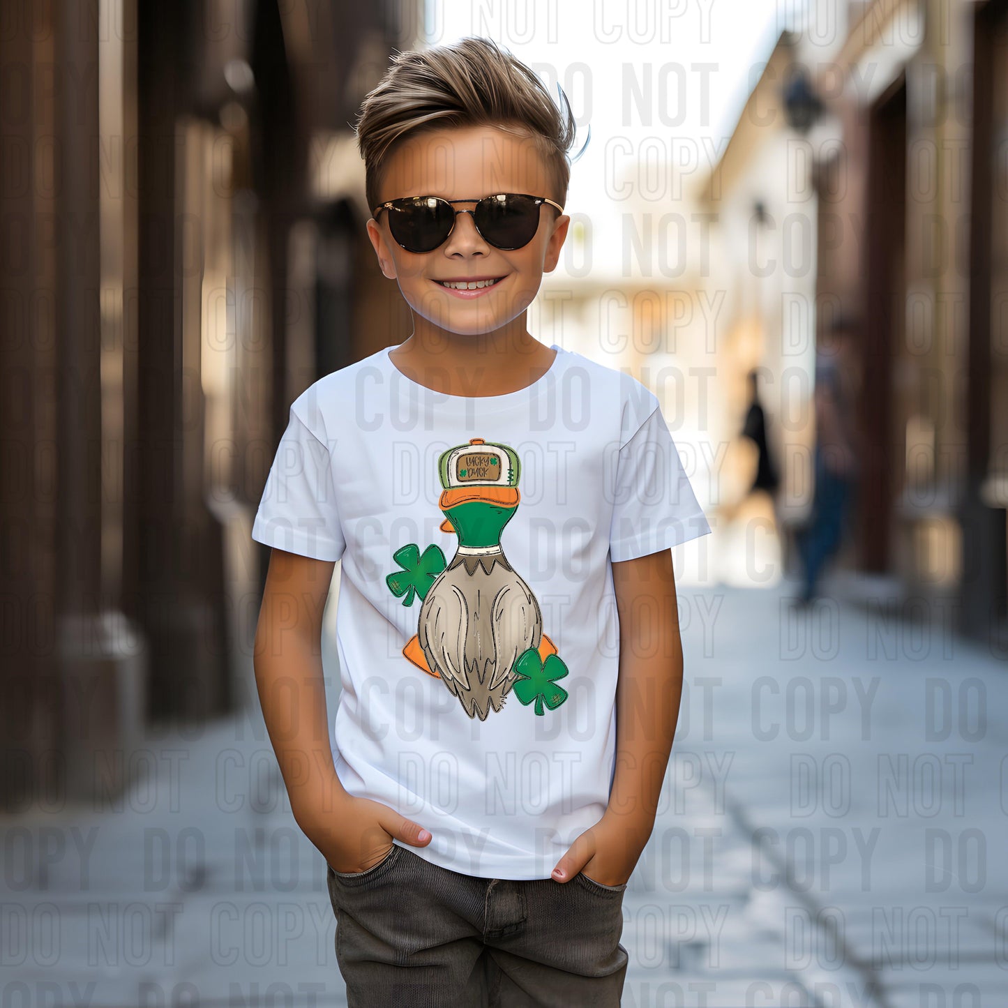 Lucky Duck Boy DTF Transfer