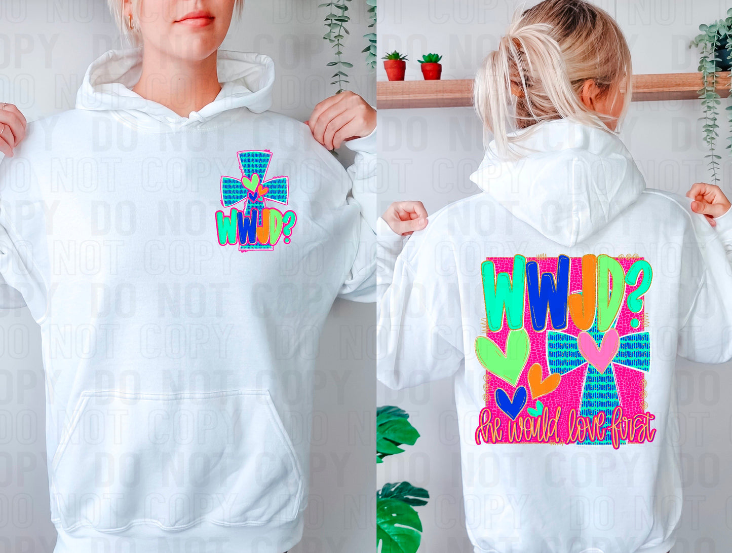 WWJD Front/Back DTF Transfer