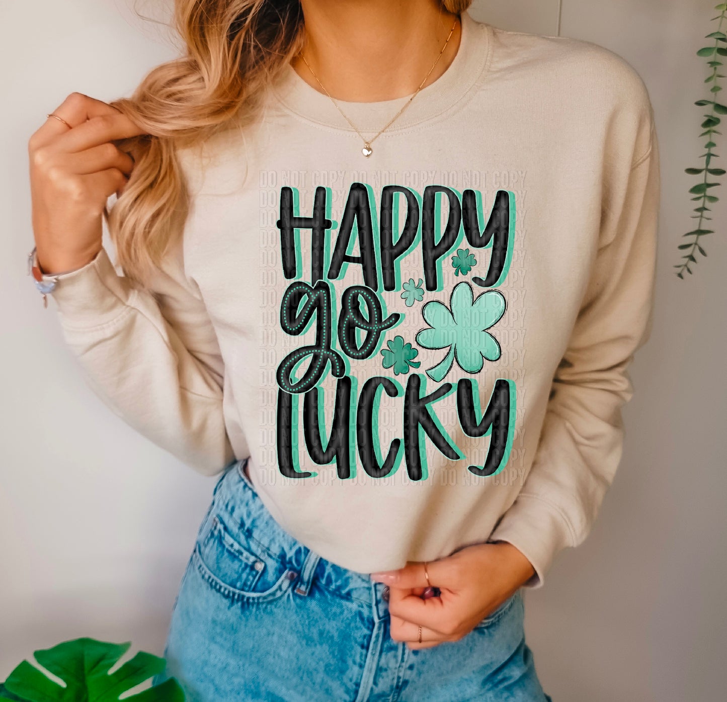 Happy Go Lucky DTF Transfer